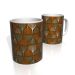 Caneca De Porcelana Nerderia e Lojaria GALHOS SECO ABSTRATO  colorido