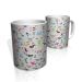Caneca De Porcelana Nerderia e Lojaria birds colorido