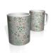 Caneca De Porcelana Nerderia e Lojaria birds flores 3 colorido