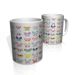 Caneca De Porcelana Nerderia e Lojaria butterflys aquarela colorido