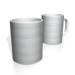 Caneca De Porcelana Nerderia e Lojaria faixas cinza claro  colorido