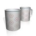 Caneca De Porcelana Nerderia e Lojaria flor linha simples colorido