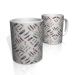 Caneca De Porcelana Nerderia e Lojaria penas colorido