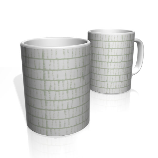 Caneca De Porcelana Nerderia e Lojaria riscos cinza colorido
