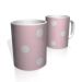 Caneca De Porcelana Nerderia e Lojaria rosa calcinha bolas brancas colorido