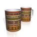 Caneca De Porcelana Nerderia e Lojaria tribal colorido