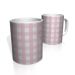 Caneca De Porcelana Nerderia e Lojaria xadrez rosa  colorido