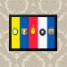 Quadro 32X42 Nerderia Seleções Copa