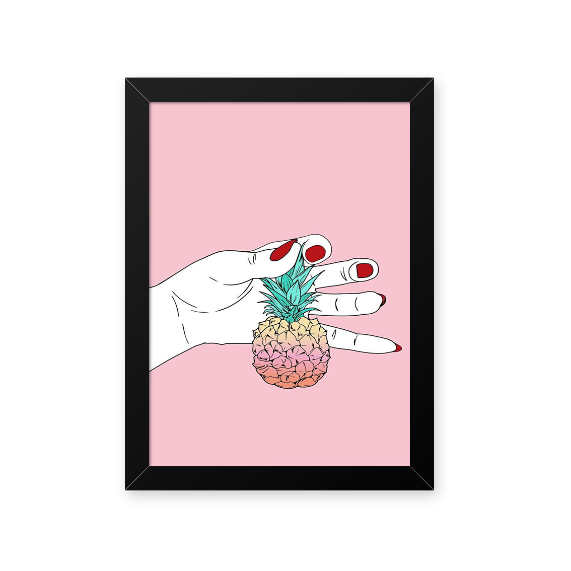 Quadro Abacaxi 33X43cm