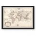 Quadro CAIXA COFRE 33x43 cm NERDERIA E LOJARIA viagens antigo linhas preto