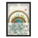 Quadro CAIXA COFRE 33x43 cm NERDERIA E LOJARIA viagens earth preto