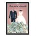 Quadro CAIXA COFRE 33x43 cm PARA O SEU CASAMENTO NERDERIA E LOJARIA casamento roupas preto
