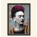 Quadro Caixa 23X33cm Frida Floral