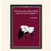 Quadro Caixa 23X33cm Frida Frase Roxo