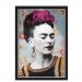 Quadro Caixa Com Led Frida Floral