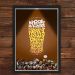 Quadro Caixa Porta Tampinha Cerveja Com Led Beer Drunk