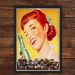 Quadro Caixa Porta Tampinha Cerveja Com Led Pin Up Girl Bebida
