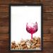 Quadro Caixa Rolha Vinho Com Led Taça Vinho