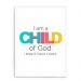 Quadro Decorativo 23x33cm Nerderia e Lojaria branco child of god colors branco