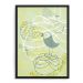 Quadro Decorativo 33x43cm Nerderia e Lojaria passarinhos verdes preto