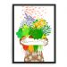 Quadro Decorativo 33x43cm Nerderia e Lojaria plantacao preto