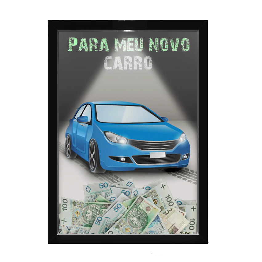 Quadro Decorativo Moto E Carros Nerderia Com Iluminação Led