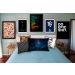 Quadro Decorativo Porta Conchas Nerderia - Iluminação Led