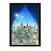 Quadro Decorativo Viagens Nerderia -Iluminação Led