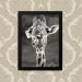 Quadro Girafa Lingua 33X43cm