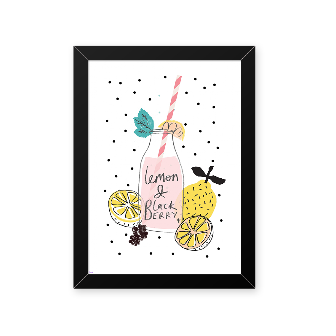 Quadro Lemon 33X43cm