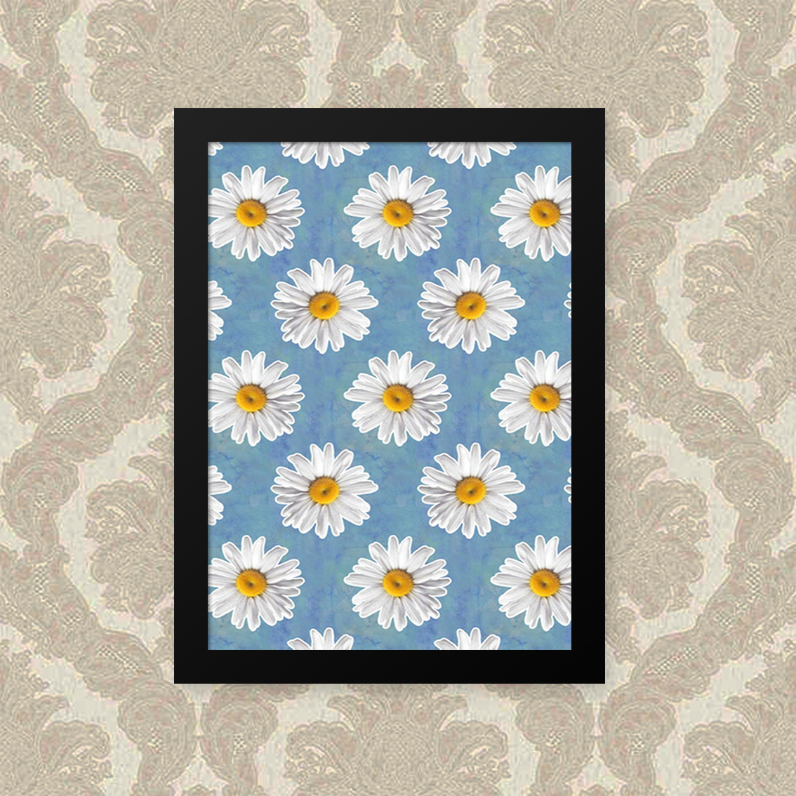 Quadro Margaridas 33X43cm