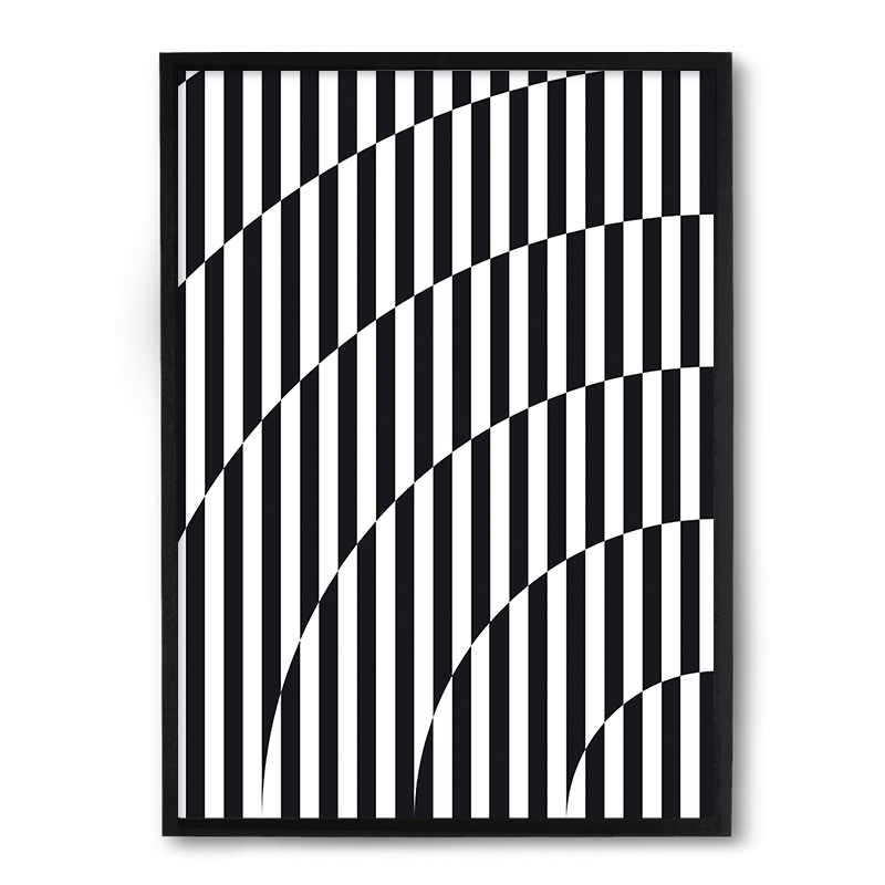 Quadro Nerderia Curvas 3D