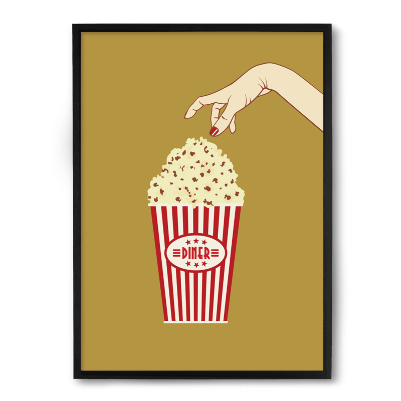 Quadro/Poster Nerderia Pipoca