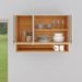Armário Aéreo Organizador Suspenso Parede Multiuso 3 Portas Cozinha Jessica - Off White - Cinamomo