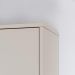 Armário Aéreo Organizador Suspenso Parede Multiuso 3 Portas Cozinha Jessica - Off White - Cinamomo
