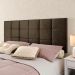 Cabeceira Cama Box Casal 1,40 Suspensa Bia Suede - Marrom - RPM Móveis
