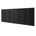 Cabeceira Cama Box Casal 1,40 Suspensa Bia Suede - Preto - RPM Móveis