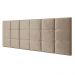 Cabeceira Cama Box Casal Queen 1,60 Suspensa Bia Suede - Bege - Lojas RPM