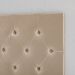 Cabeceira Estofada Painel Quarto Cama Box Casal 1,60 Moderna Paris Com Captonê - Bege Suede - Rpm Móveis