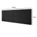 Cabeceira Estofada Suede Para Cama Box Casal Queen 1,60 Capri - Preto - Lojas RPM 