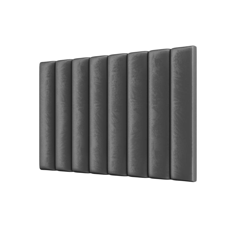 Cabeceira Estofada Suede Para Cama Box Solteiro 0,90 Sophia - Cinza - Lojas RPM 