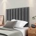 Cabeceira Estofada Suede Para Cama Box Solteiro 0,90 Sophia - Cinza - Lojas RPM 