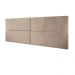 Cabeceira Estofada Suede Para Cama Casal Box 1,40 Capri - Bege - Lojas RPM 