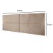 Cabeceira Estofada Suede Para Cama Casal Box 1,40 Capri - Bege - Lojas RPM 