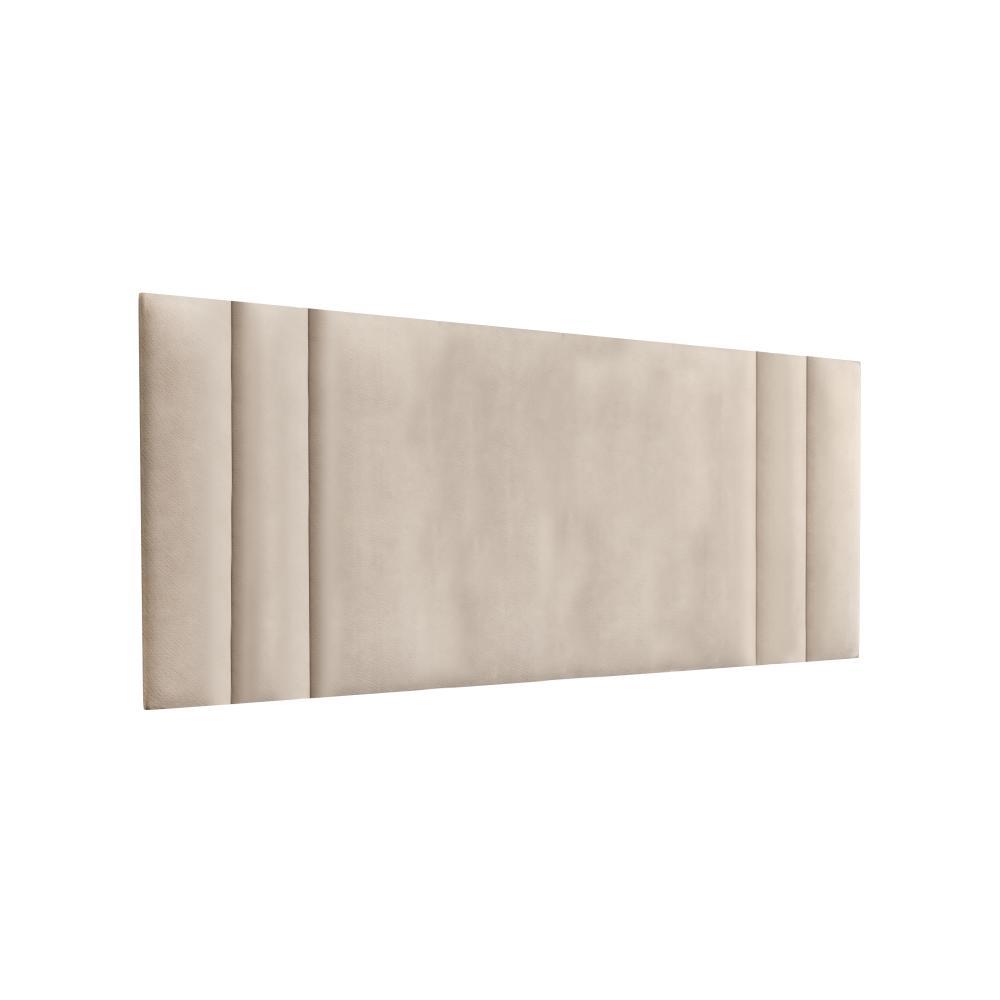 Cabeceira Para Cama Casal Luana 1,40 Estofada Suede - Areia - RPM Móveis