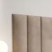 Cabeceira Para Cama Casal Luana 1,40 Estofada Suede - Bege - RPM Móveis