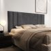 Cabeceira Para Cama Casal Luana 1,40 Estofada Suede - Cinza - RPM Móveis