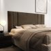 Cabeceira Para Cama Casal Queen Luana 1,60 Estofada Suede - Marrom - RPM Móveis