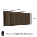 Cabeceira Para Cama Casal Queen Luana 1,60 Estofada Suede - Marrom - RPM Móveis