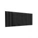 Cabeceira Para Cama Casal Queen Luana 1,60 Estofada Suede - Preto - RPM Móveis